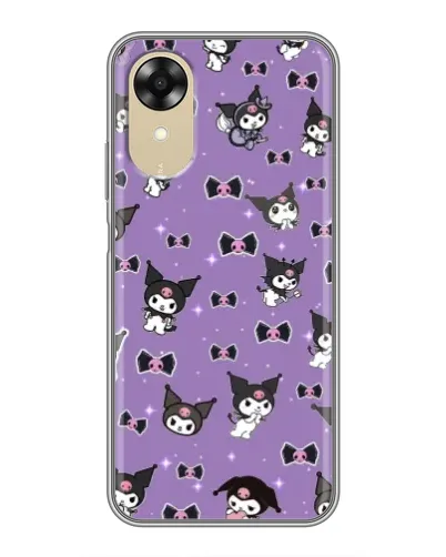 Чехол для OPPO A17k с картинкой «Kuromi — паттерн» Чехол для OPPO A17k с картинкой «Kuromi — паттерн»