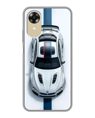 Чехол для OPPO A17k с картинкой «Вид сверху — BMW M»