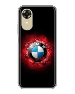 Чехол для OPPO A17k с картинкой «Логотип BMW — вспышка»
