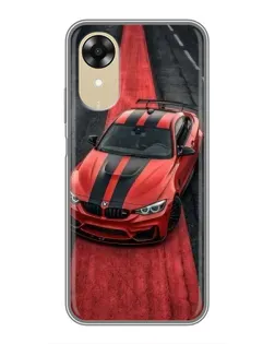 Чехол для OPPO A17k с картинкой «BMW на красной дорожке»