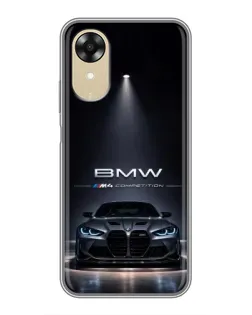 Чохол для OPPO A17k з картинкою «BMW крізь нічне місто» Чохол для OPPO A17k з картинкою «BMW крізь нічне місто»