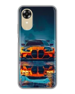 Чохол для OPPO A17k з картинкою «BMW — золота емблема» Чохол для OPPO A17k з картинкою «BMW — золота емблема»