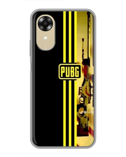 Чехол для OPPO A17k с картинкой «PUBG — камуфляжный шлем»