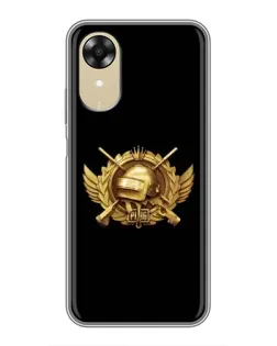 Чехол для OPPO A17k с картинкой «PUBG — оранжевый градиент» Чехол для OPPO A17k с картинкой «PUBG — оранжевый градиент»