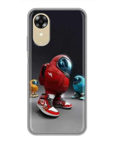 Чехол для OPPO A17k с картинкой «Among Us — 3D стиль»
