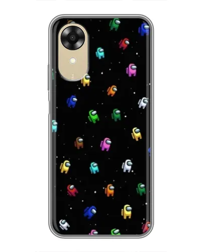 Чехол для OPPO A17k с картинкой «Экипаж Among Us»