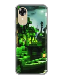 Чехол для OPPO A17k с картинкой «Minecraft лесной пейзаж» Чехол для OPPO A17k с картинкой «Minecraft лесной пейзаж»