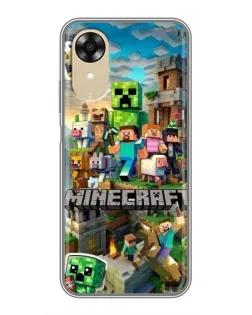 Чехол для OPPO A17k с картинкой «Замок Minecraft» Чехол для OPPO A17k с картинкой «Замок Minecraft»