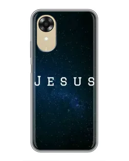 Чехол для OPPO A17k с картинкой «Звездное небо Jesus»