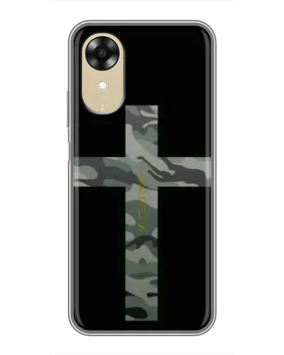 Чехол для OPPO A17k с картинкой «Милитари Крест»