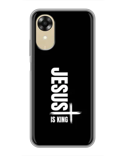 Чехол для OPPO A17k с картинкой «Вертикаль веры Jesus»