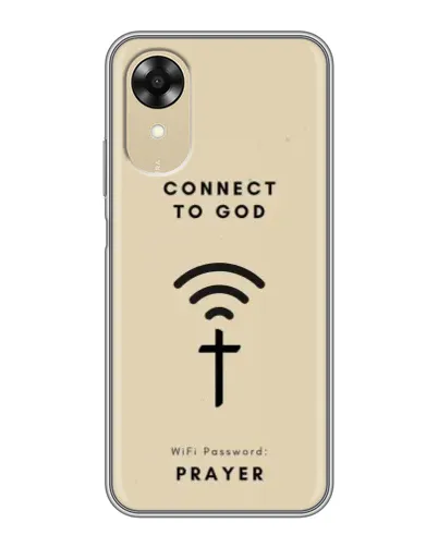 Чехол для OPPO A17k с картинкой «Молитва Connect» Чехол для OPPO A17k с картинкой «Молитва Connect»