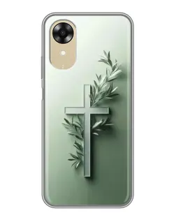 Чехол для OPPO A17k с картинкой «Оливковая ветвь»