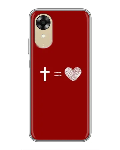 Чехол для OPPO A17k с картинкой «Уравнение любви» Чехол для OPPO A17k с картинкой «Уравнение любви»