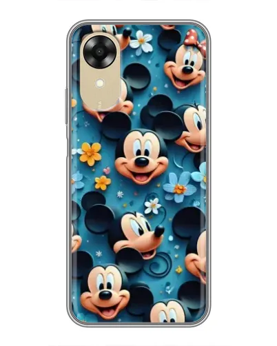 Чехол для OPPO A17k с картинкой «Паттерн Микки и Минни» Чехол для OPPO A17k с картинкой «Паттерн Микки и Минни»