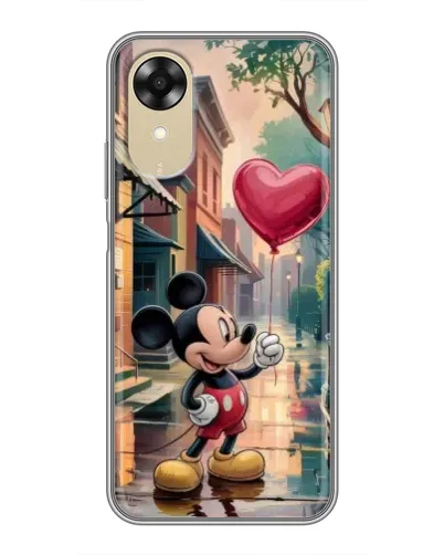 Чехол для OPPO A17k с картинкой «Микки и шарик-сердце» Чехол для OPPO A17k с картинкой «Микки и шарик-сердце»