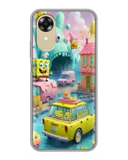 Чехол для OPPO A17k с картинкой «Монстр-трак приключения»