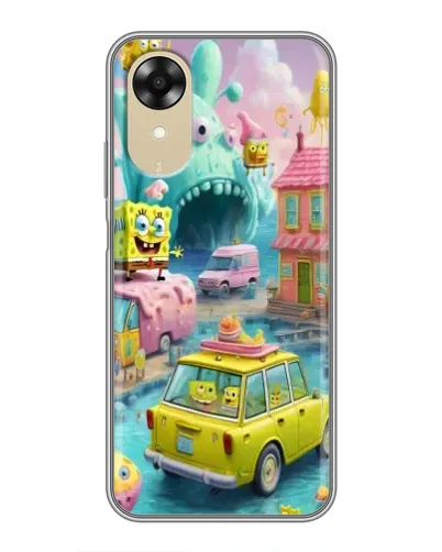 Чехол для OPPO A17k с картинкой «Монстр-трак приключения»