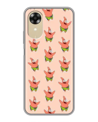 Чехол для OPPO A17k с картинкой «Патрик Стар паттерн»