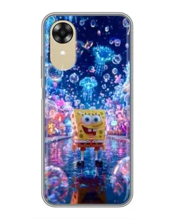 Чехол для OPPO A17k с картинкой «Неоновый океан»