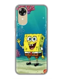 Чехол для OPPO A17k с картинкой «Подводный привет»