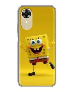 Чехол для OPPO A17k с картинкой «Позитивный Губка Боб»