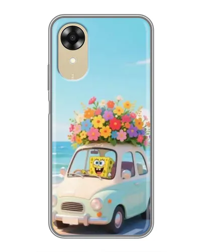Чехол для OPPO A17k с картинкой «Автомобильное путешествие»