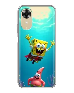 Чехол для OPPO A17k с картинкой «Спанч Боб под водой» Чехол для OPPO A17k с картинкой «Спанч Боб под водой»