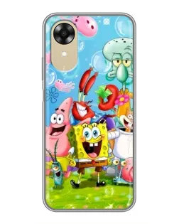 Чехол для OPPO A17k с картинкой «Губка Боб и друзья» Чехол для OPPO A17k с картинкой «Губка Боб и друзья»