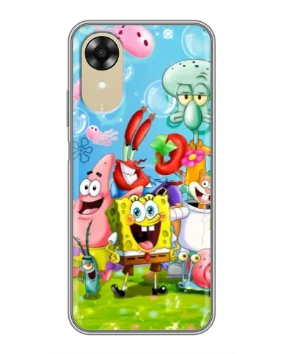 Чехол для OPPO A17k с картинкой «Губка Боб и друзья» Чехол для OPPO A17k с картинкой «Губка Боб и друзья»