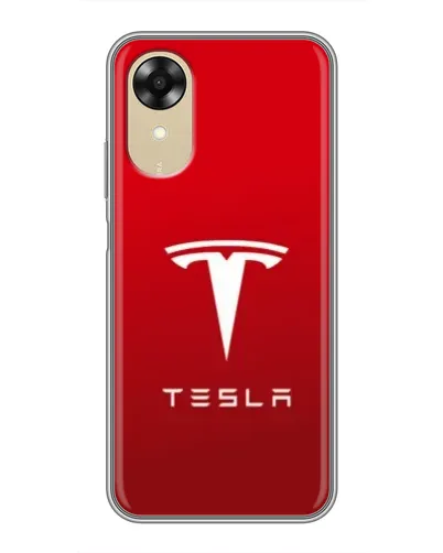 Чехол для OPPO A17k с картинкой «Tesla Red Classic»