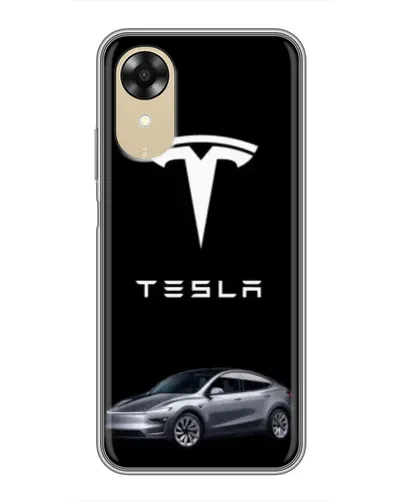 Чехол для OPPO A17k с картинкой «Tesla Model Y»