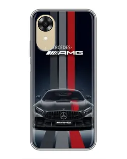 Чехол для OPPO A17k с картинкой «Mercedes — белый карбон» Чехол для OPPO A17k с картинкой «Mercedes — белый карбон»