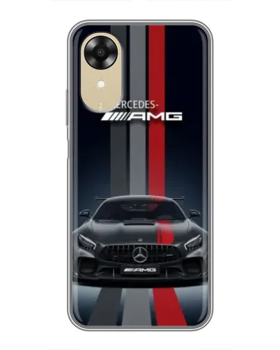 Чехол для OPPO A17k с картинкой «Mercedes — белый карбон» Чехол для OPPO A17k с картинкой «Mercedes — белый карбон»