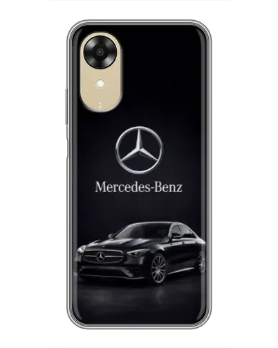 Чехол для OPPO A17k с картинкой «Mercedes — решетка радиатора» Чехол для OPPO A17k с картинкой «Mercedes — решетка радиатора»