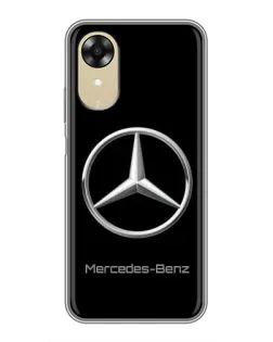 Чехол для OPPO A17k с картинкой «Mercedes Silver Logo»