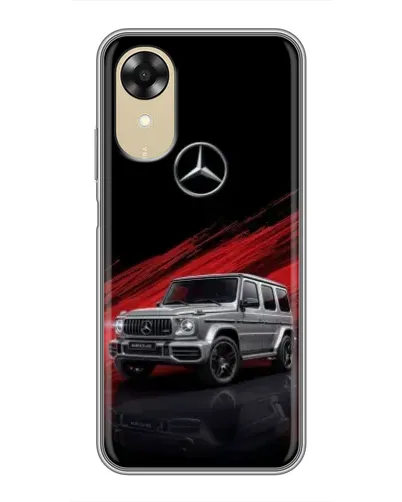 Чехол для OPPO A17k с картинкой «Mercedes G-Class красный» Чехол для OPPO A17k с картинкой «Mercedes G-Class красный»