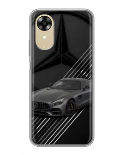 Чехол для OPPO A17k с картинкой «Mercedes AMG — графика»