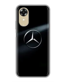 Чехол для OPPO A17k с картинкой «Mercedes на металле» Чехол для OPPO A17k с картинкой «Mercedes на металле»