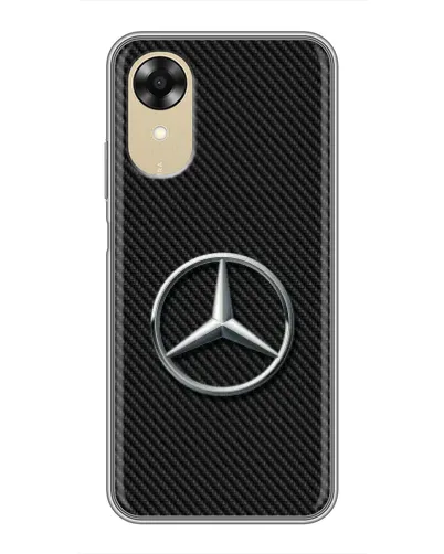 Чехол для OPPO A17k с картинкой «Карбоновый Mercedes стиль» Чехол для OPPO A17k с картинкой «Карбоновый Mercedes стиль»