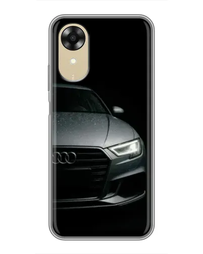 Чехол для OPPO A17k с картинкой «Audi — детализация кузова» Чехол для OPPO A17k с картинкой «Audi — детализация кузова»