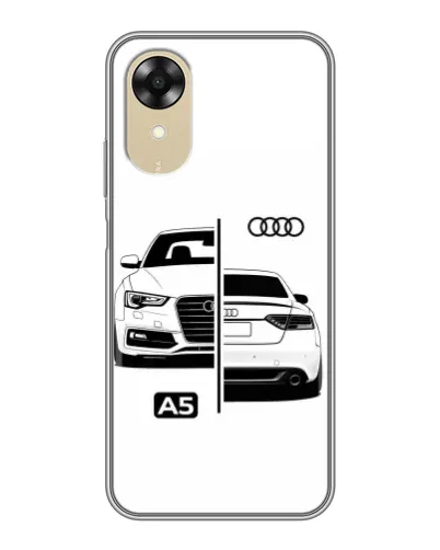 Чехол для OPPO A17k с картинкой «Audi — контрастный дизайн» Чехол для OPPO A17k с картинкой «Audi — контрастный дизайн»