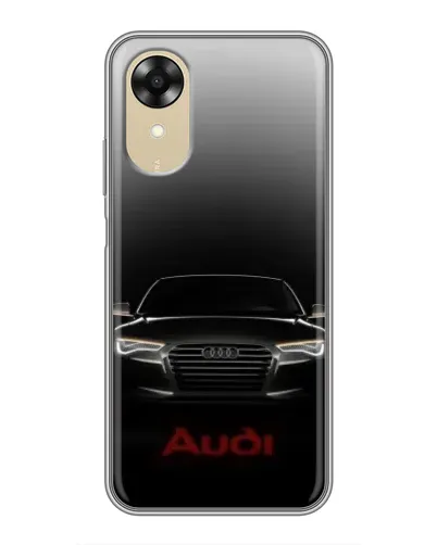 Чехол для OPPO A17k с картинкой «Audi — градиентный контур» Чехол для OPPO A17k с картинкой «Audi — градиентный контур»
