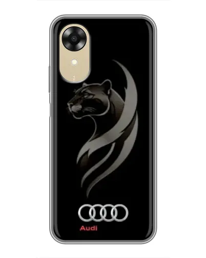 Чехол для OPPO A17k с картинкой «Графика — пантера и Audi» Чехол для OPPO A17k с картинкой «Графика — пантера и Audi»