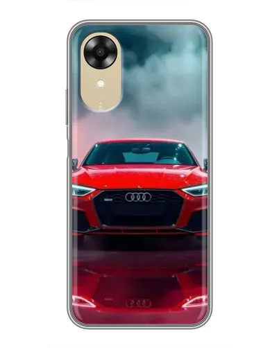 Чехол для OPPO A17k с картинкой «Audi RS — красный стиль» Чехол для OPPO A17k с картинкой «Audi RS — красный стиль»
