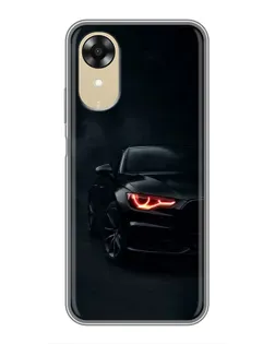 Чехол для OPPO A17k с картинкой «Audi — хищный взгляд»