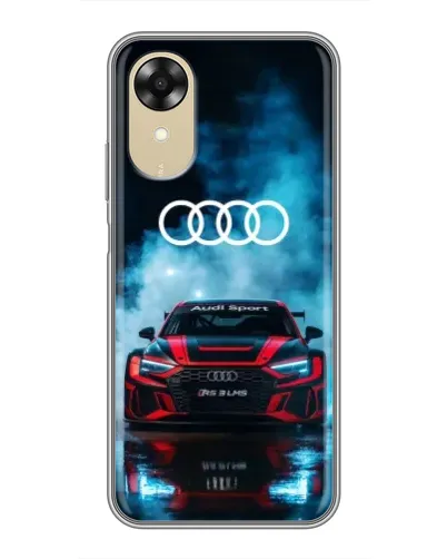 Чехол для OPPO A17k с картинкой «Audi Sport — неон» Чехол для OPPO A17k с картинкой «Audi Sport — неон»