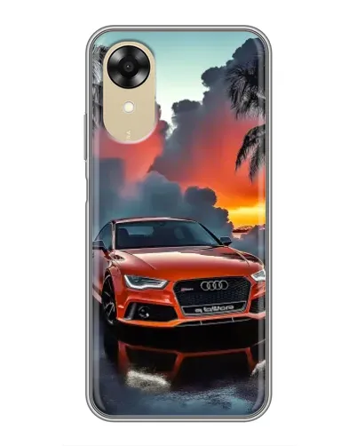 Чехол для OPPO A17k с картинкой «Audi — закат» Чехол для OPPO A17k с картинкой «Audi — закат»