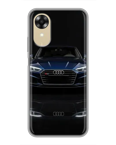 Чехол для OPPO A17k с картинкой «Audi — ночное отражение» Чехол для OPPO A17k с картинкой «Audi — ночное отражение»
