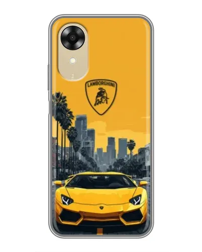 Чохол для OPPO A17k з картинкою «Жовтий Lamborghini місто» Чохол для OPPO A17k з картинкою «Жовтий Lamborghini місто»